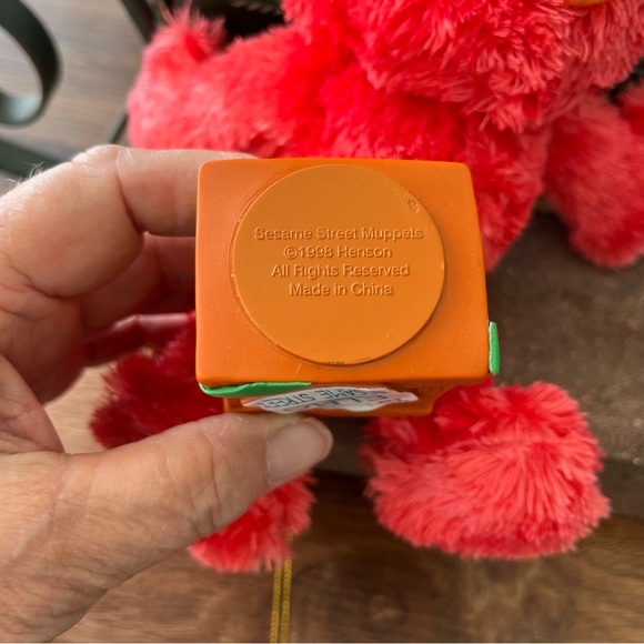 Elmo from Sesame Street Christmas ornament Added extra is small plush of Elmo - Picture 3 of 6